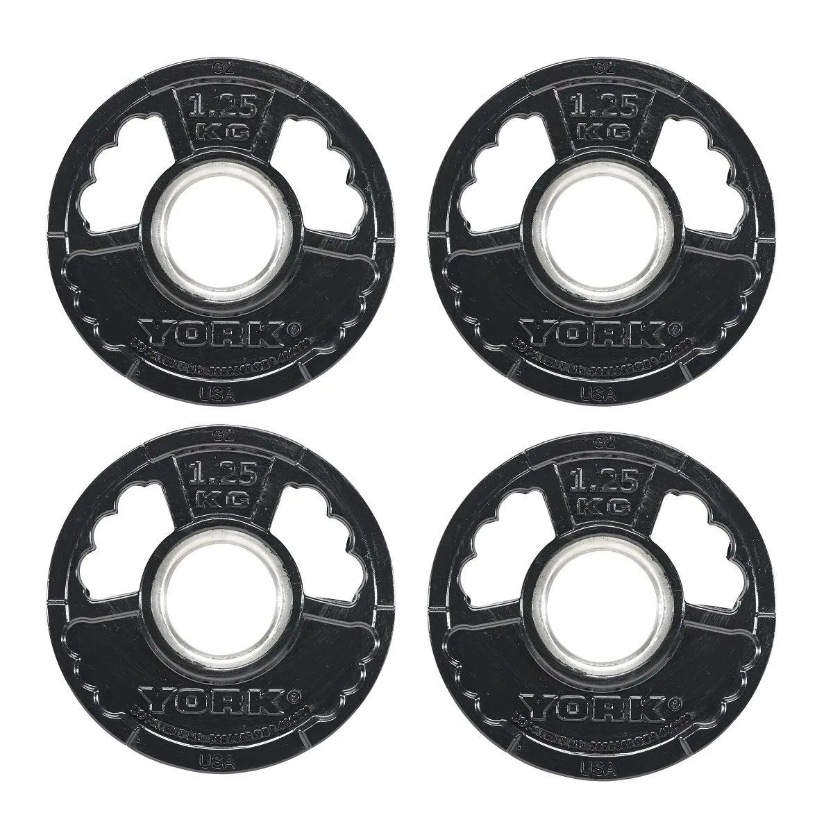 York Barbell G2 Rubber Thin Line Olympic Weight Plates, Gloves Straps,Belts, Indoor Cycling, Fitness Chair