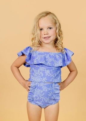 Elegant Floral | Mini Ruffled Around Top
