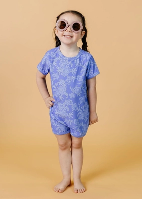 Elegant Floral | Mini Shorties Rashguard (Unisex)