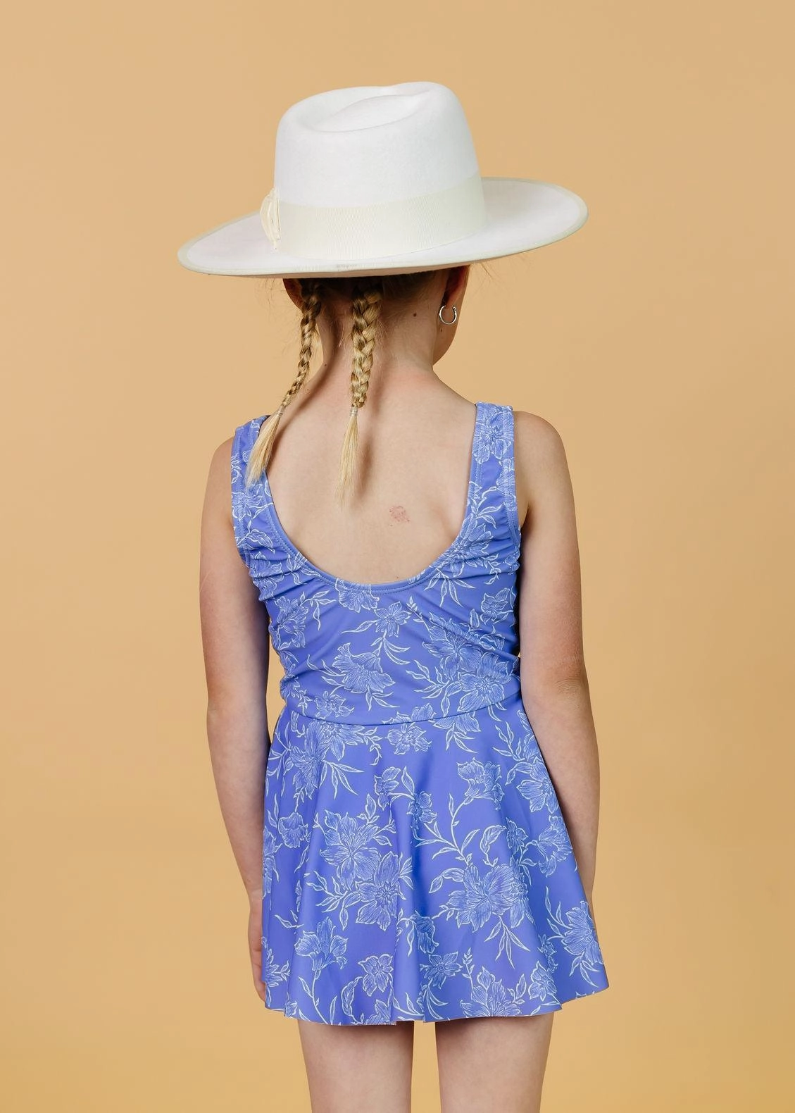 Elegant Floral | Mini Skirted One-Piece