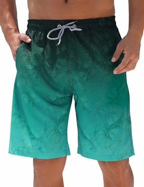 ELETOP Men's Swim Trunks Quick Dry Bathing Suit Swimming Board Shorts Mesh Lining Beach Swimwear
