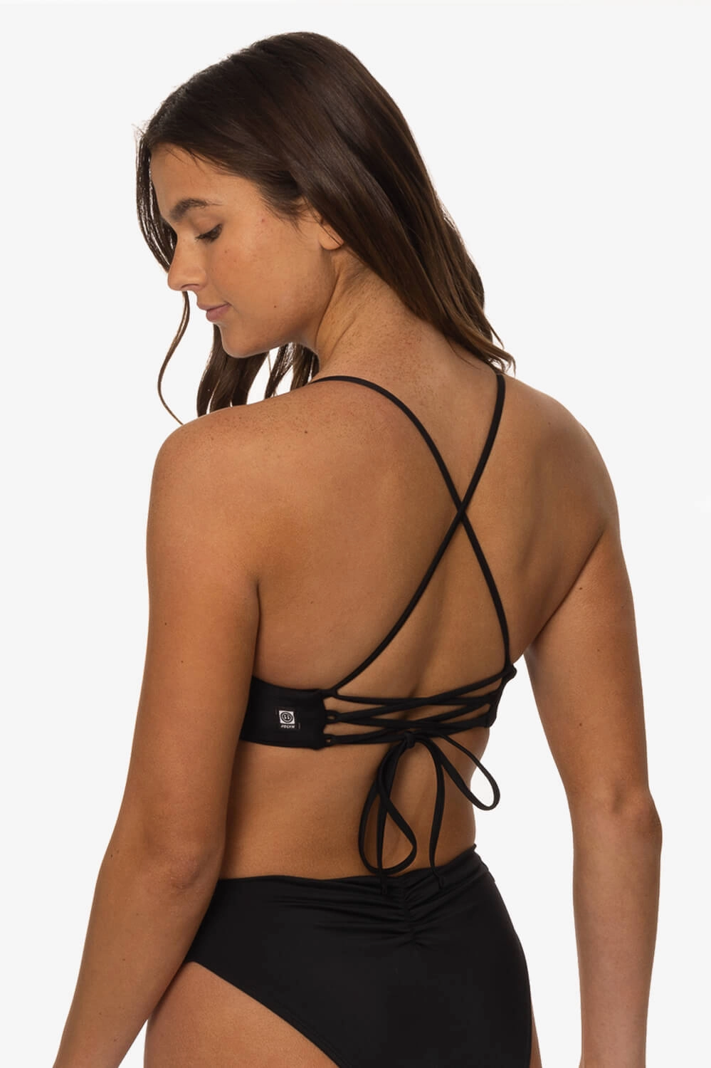 Eliana Bikini Top - Black