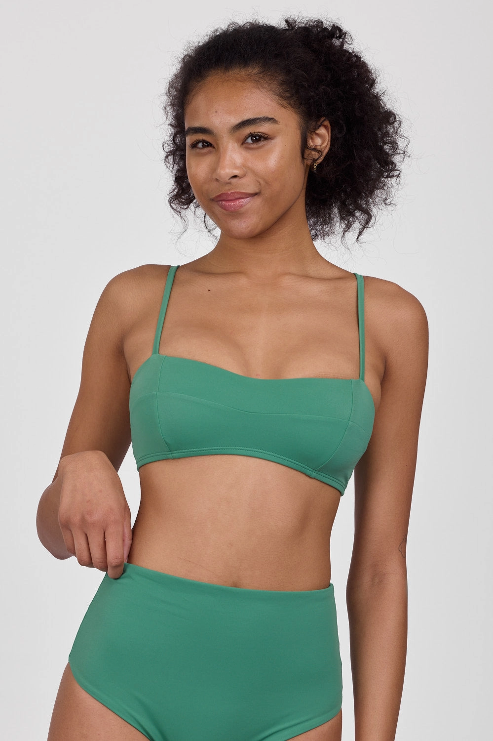 Ellen Bikini Top - Kale