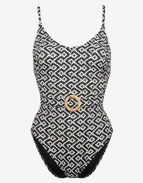 Ethno Craft Swimsuit - Black Canvas