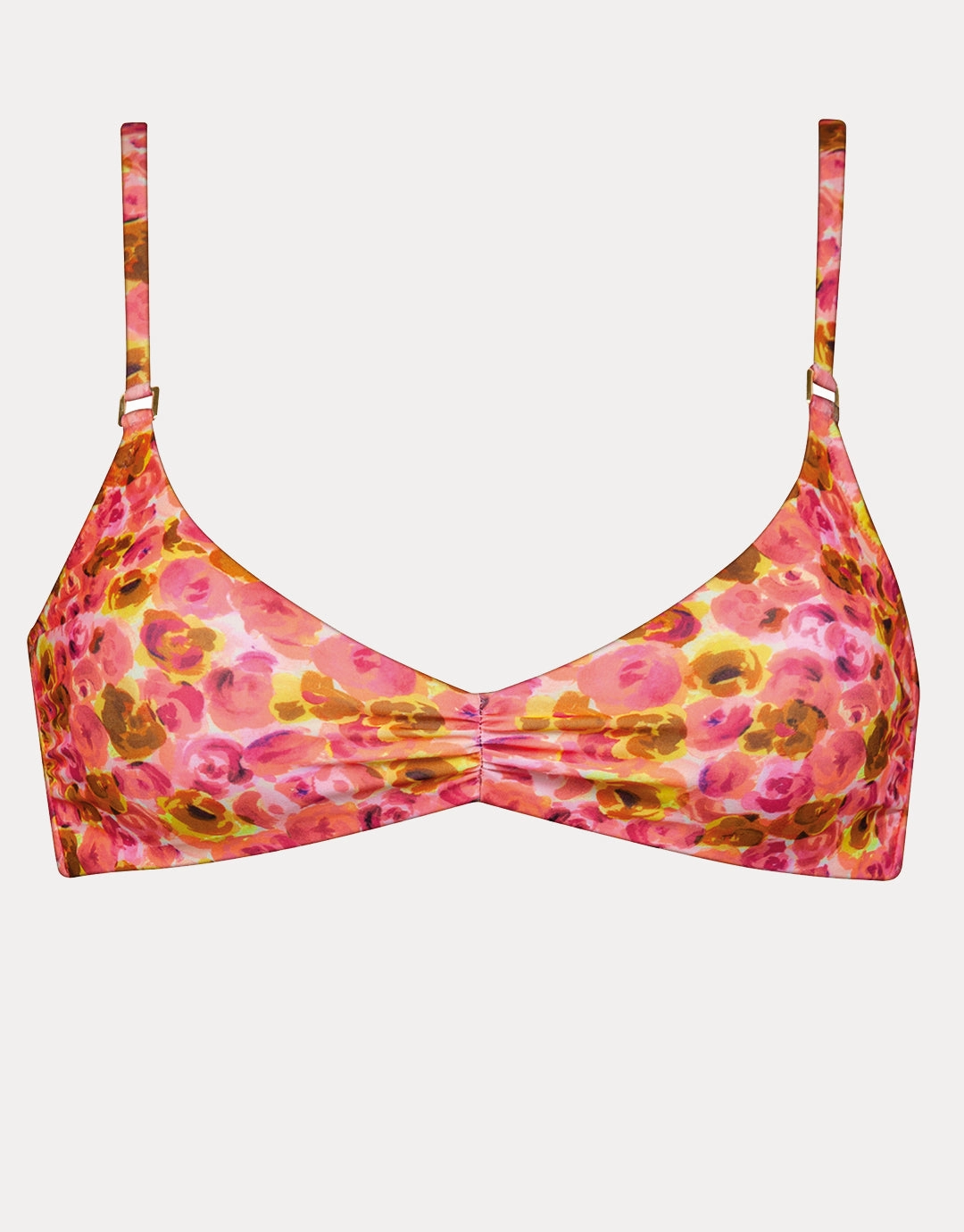 Euphoric Bloomwave Bralette Bikini Top - Sunsoaked Neons