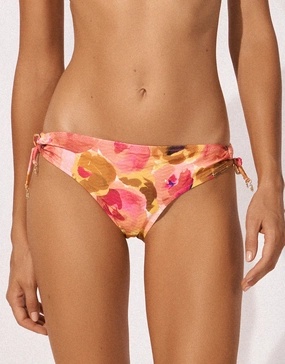 Euphoric Bloomwave Loop Side Bikini Pant - Sunsoaked Neons
