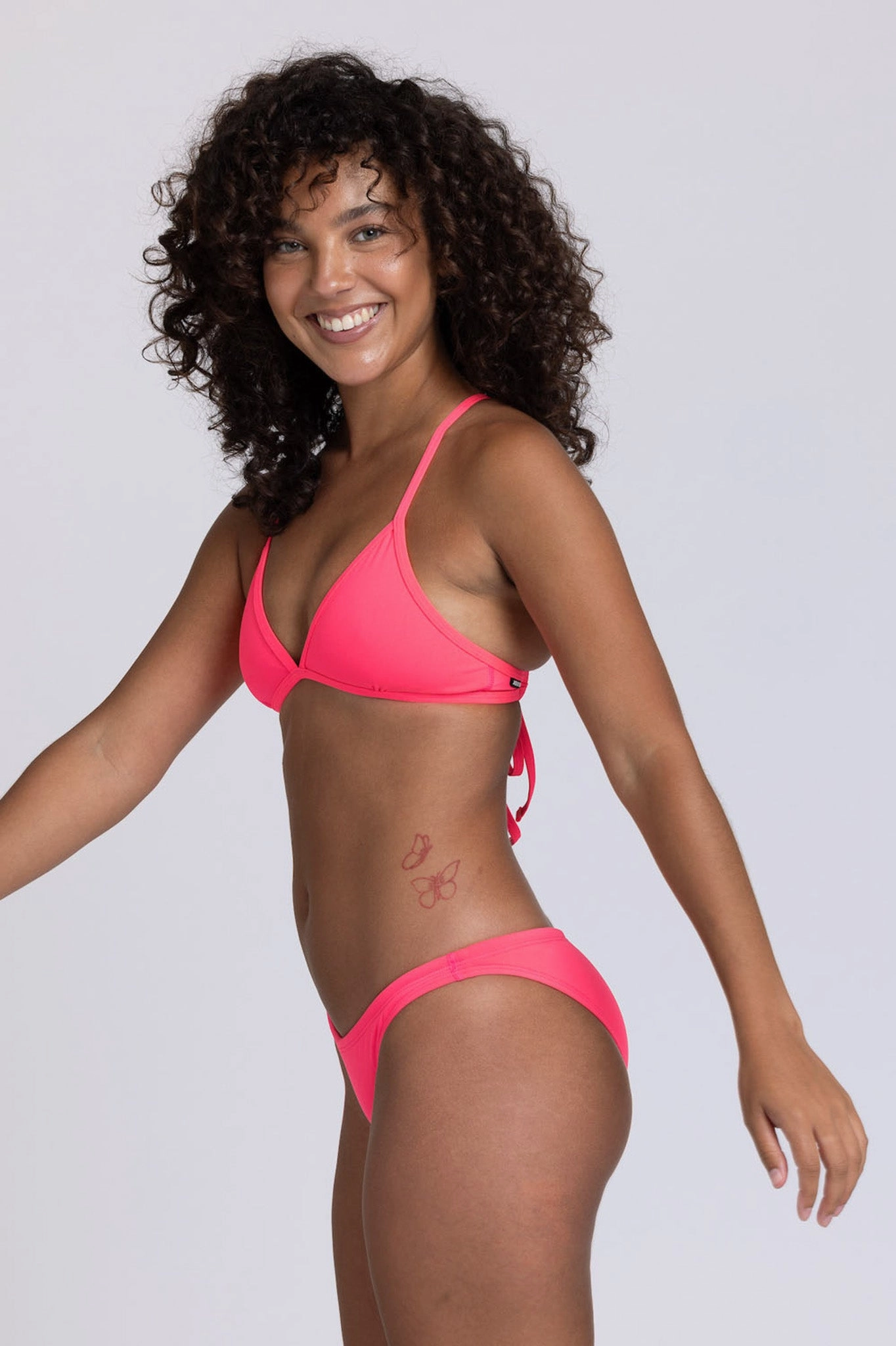 Europe Bikini Bottom - Hot Pink