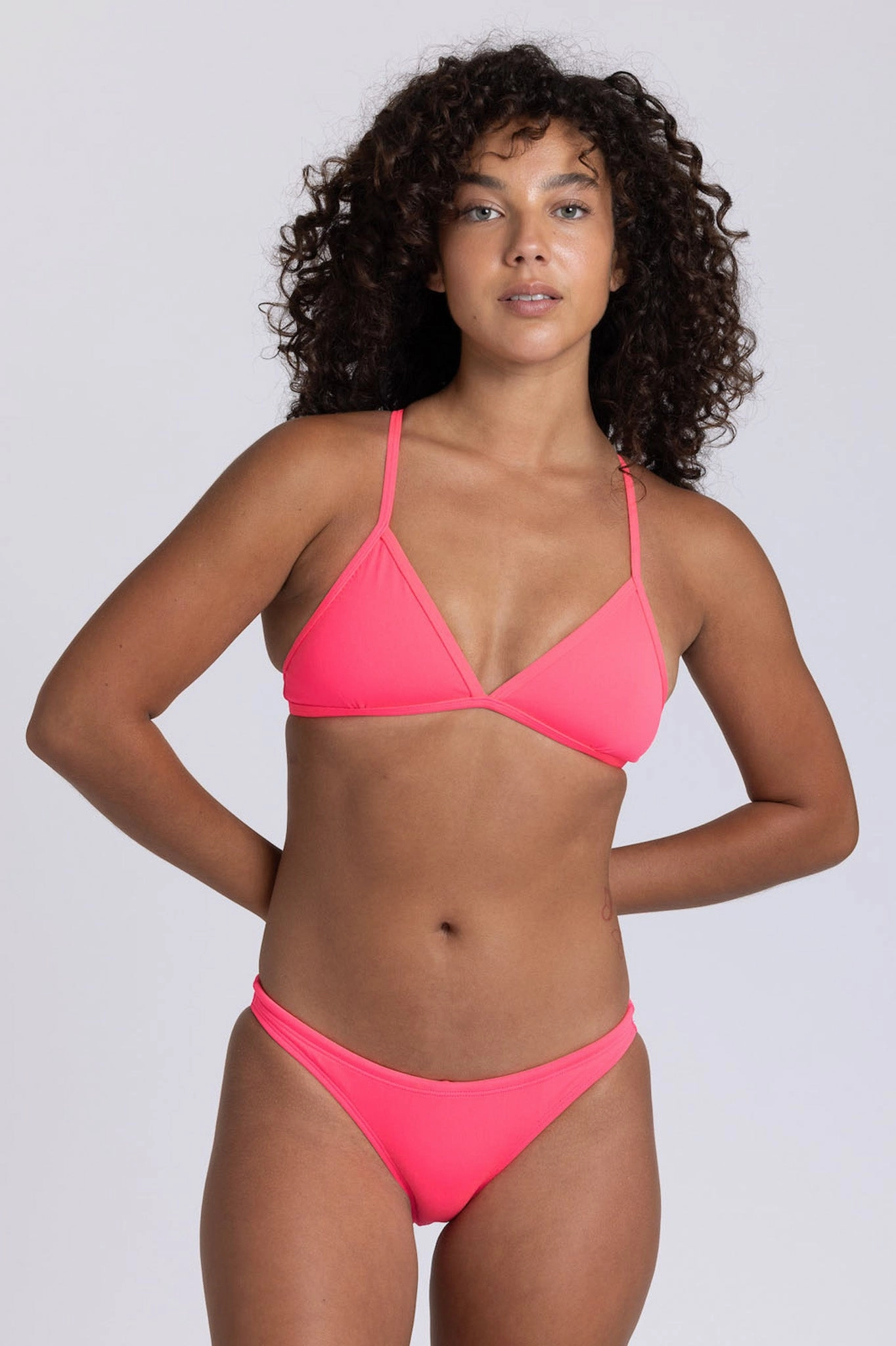 Europe Bikini Bottom - Hot Pink