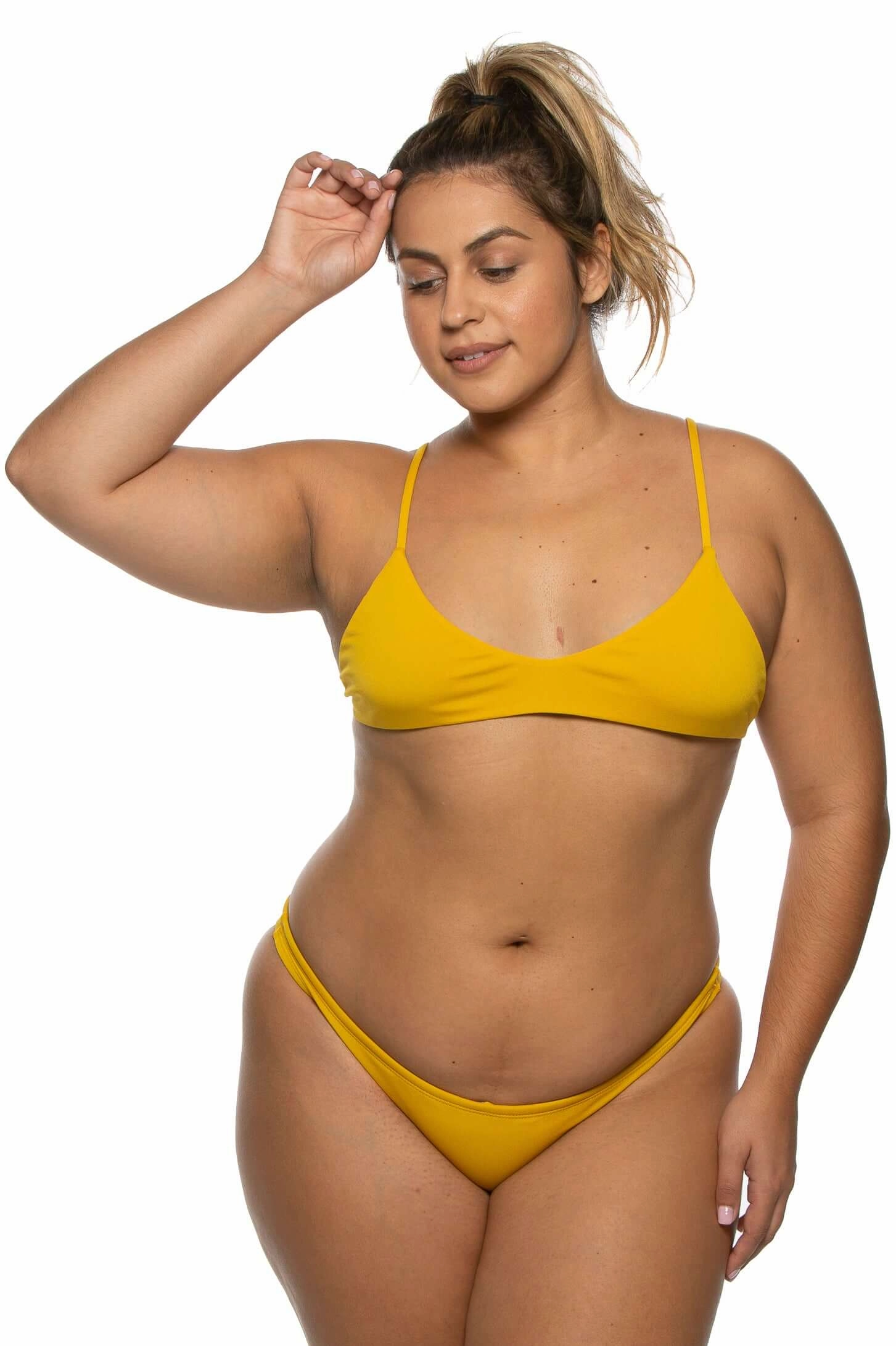 Europe Bikini Bottom - Mustard