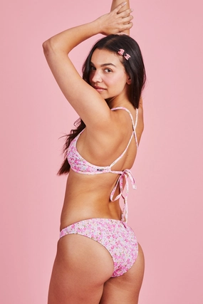 Europe Bikini Bottom - Whimsy Pink