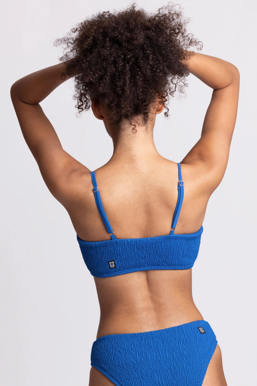 Eva Smocked Bikini Top - Bluewave