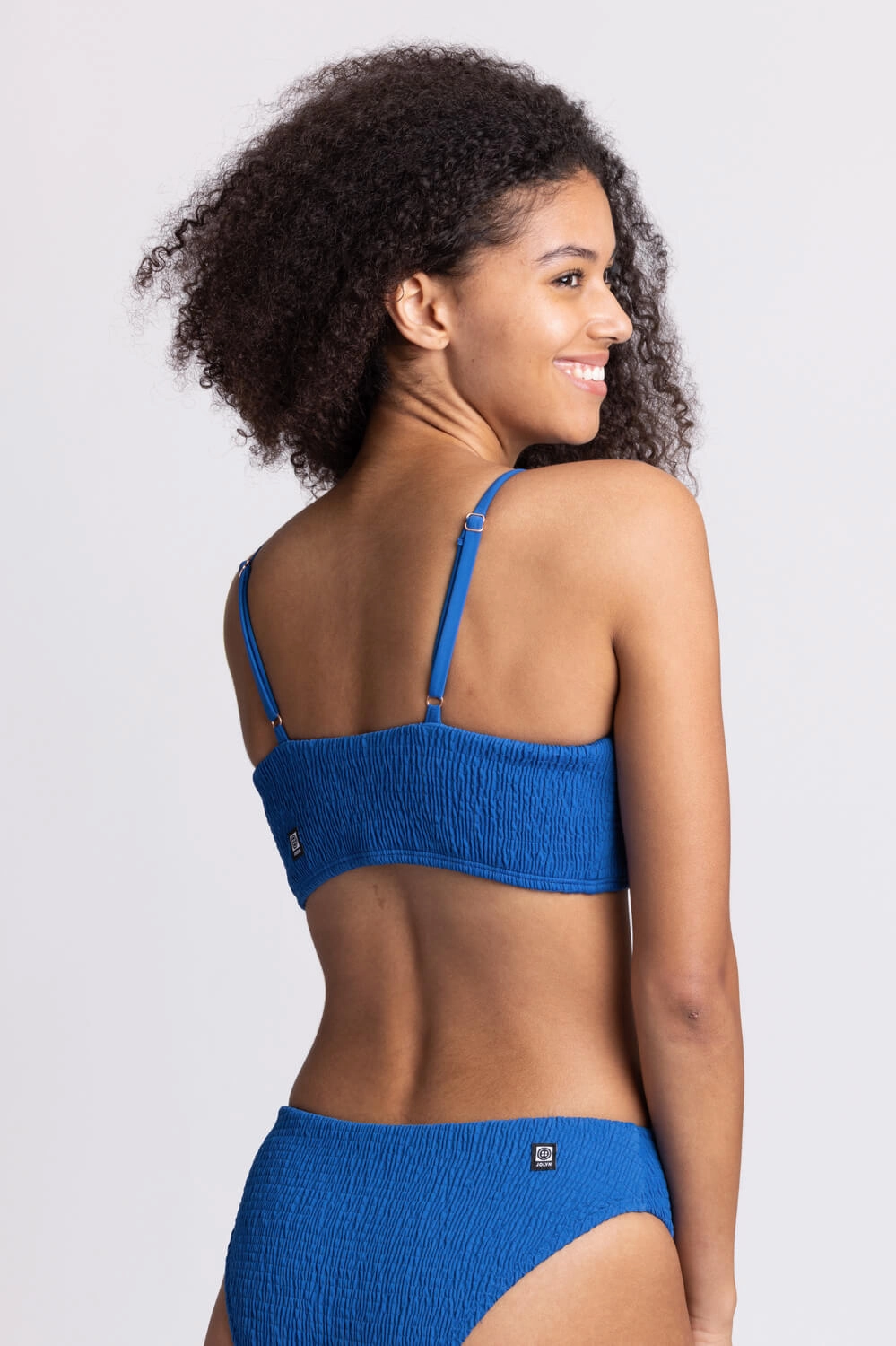 Eva Smocked Bikini Top - Bluewave