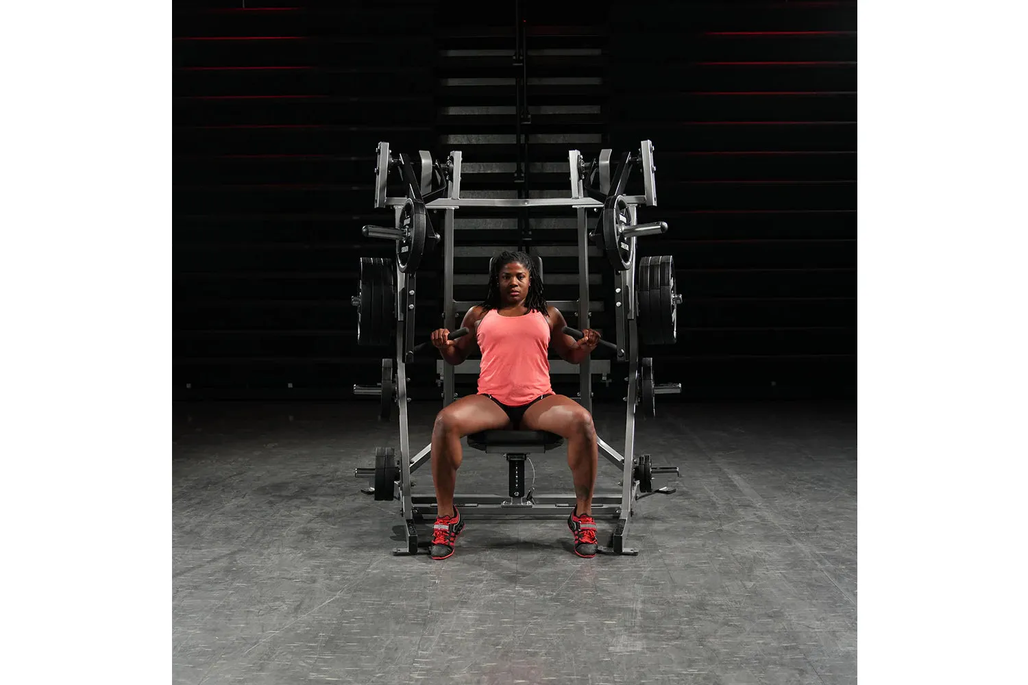 Hammer Strength Plate-Loaded Iso-Lateral Bench Press, Functional Trainers, Treadmill for home, Fitness tracker watch
