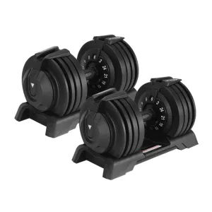 Everyday Essential Hit Fitness Adjustable Dumbbells | 24kg Pair Simple. Smart. Powerful., Gym equipment maintenance kit
