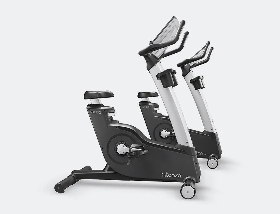 Everyday Essential Intenza 550 Entertainment Series Upright Bike Better Than Ever, Calisthenics, Solar powered treadmill, Cable machine attachments