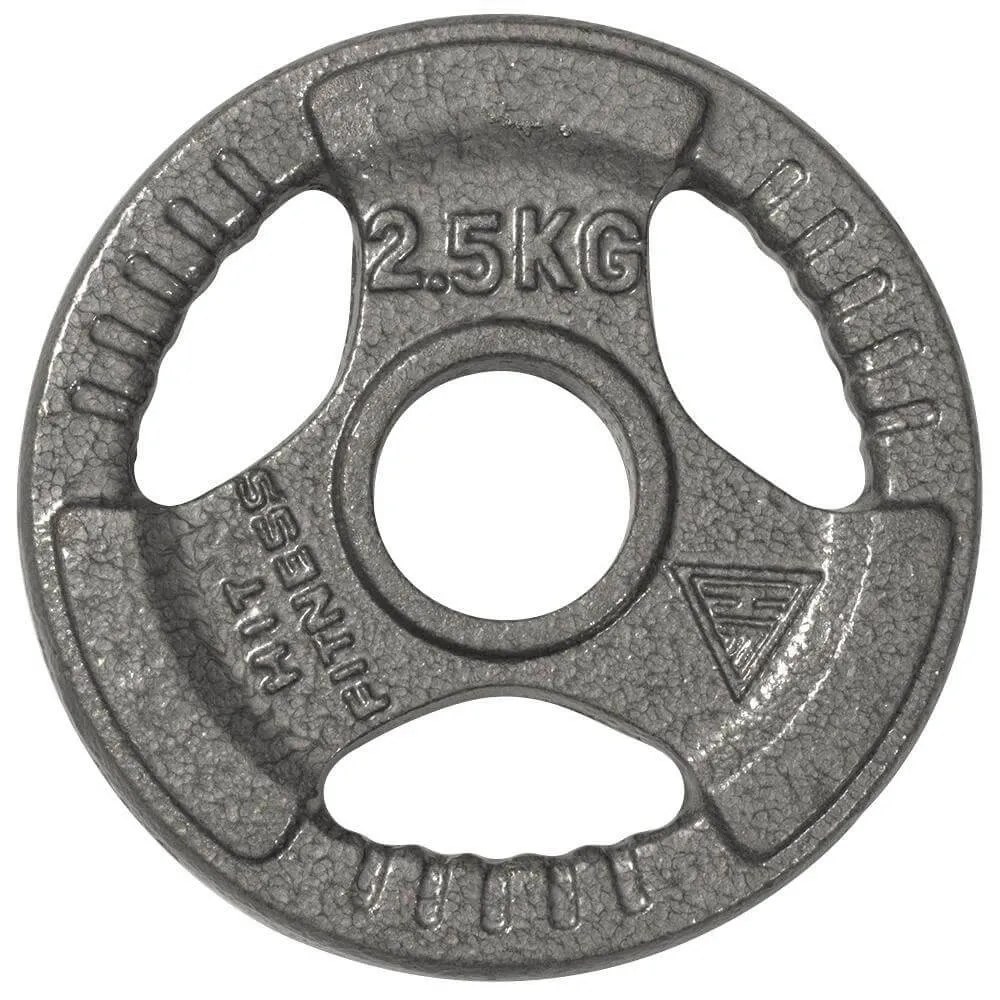 Everyday Essential Olympic Cast Iron Tri-Grip Disc | 2.5kg Hot Right Now, Biodegradable resistance bands, Ab Wheel