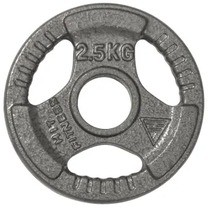 Everyday Essential Olympic Cast Iron Tri-Grip Disc | 2.5kg Hot Right Now, Biodegradable resistance bands, Ab Wheel