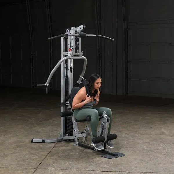 Powerline BSG10X Home Gym, Balance board for kids, Fixed Barbell Set (With Stand)