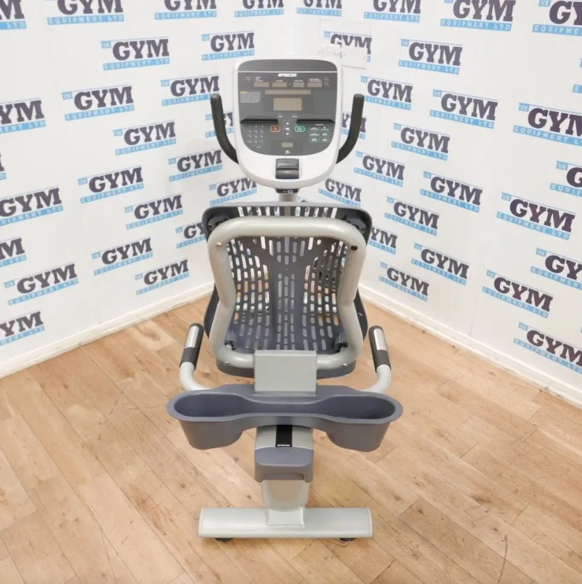 Refurbished Precor RBK 835 Recumbent Bike, Handles, Wheelchair accessible gym gear, Clearance exercise machines