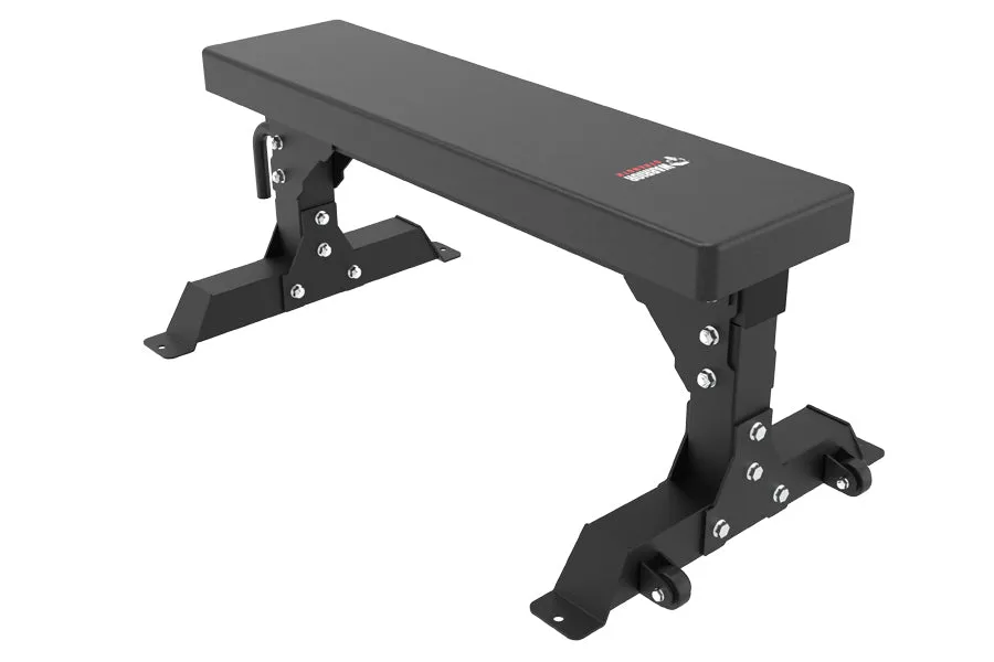 Everyday Essential Warrior FB100 Flat Bench w/ Wheels (IN-STORE SPECIAL- Extra 10%) Everyday Must-Have, Storage, Gym equipment mat flooring, Exercise Balls