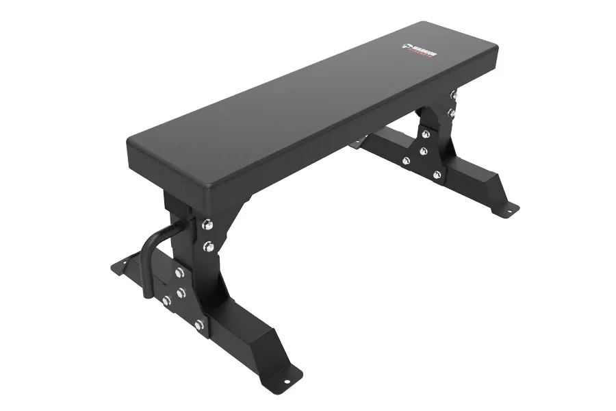 Warrior FB100 Flat Bench w/ Wheels (IN-STORE SPECIAL- Extra 10%), Foam Rollers, Fixed Barbell Set, Calorie burn tracker
