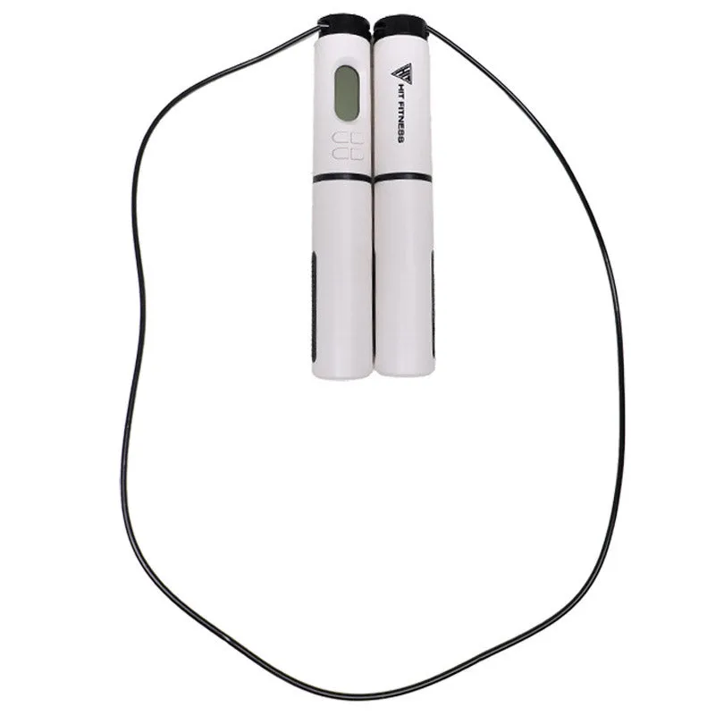 Hit Fitness Digital Calorie Burn Skipping Rope with Counter, Neoprene Dumbbells