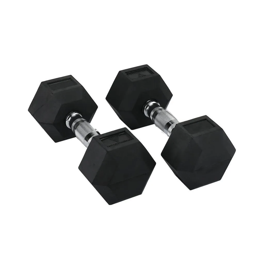 Everyday Low Price Hit Fitness Hex Dumbbells | 27.5kg New & Noteworthy, Personal Fixed Barbell, Boxing,MMA