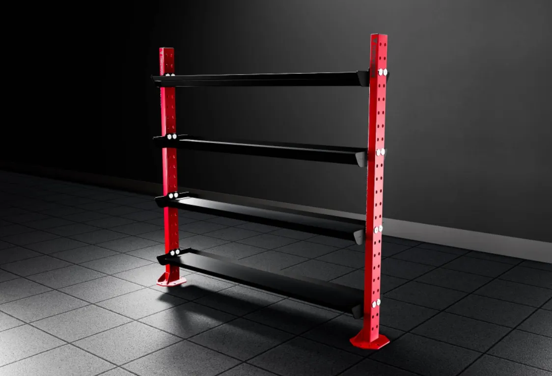 THROWDOWN XTR Storage Rack (6ft), Racks,Cages,Squat Stands, Lifting straps for gym