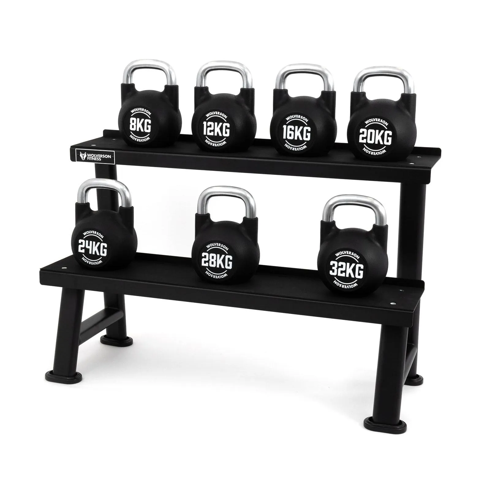 Wolverson Kettlebell Storage Rack, Barbells