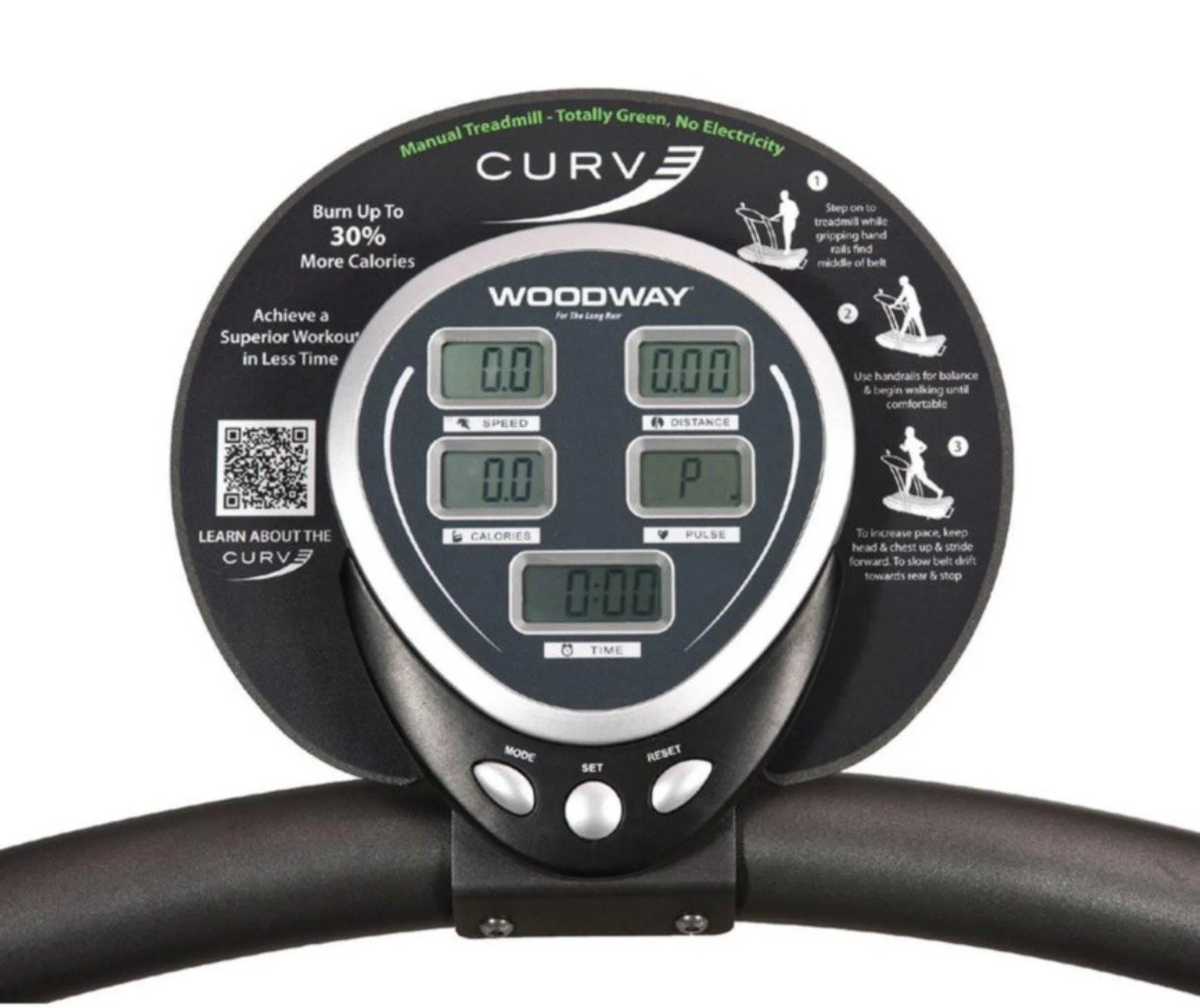Woodway Curve Treadmill, Bumper Plates, Collars, Weight Plates