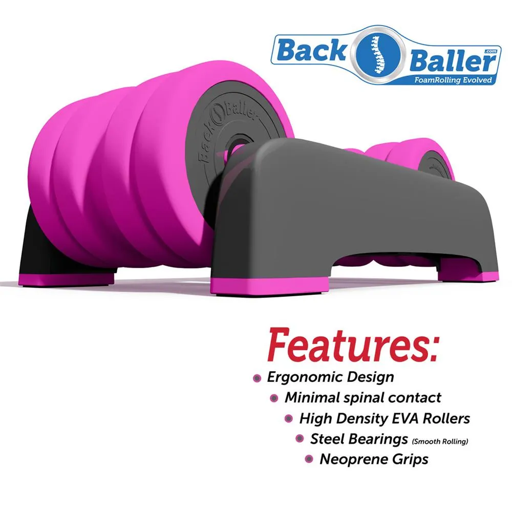 BackBaller Double Foam Roller | Pink, Armband phone holder, Sports bras high impact