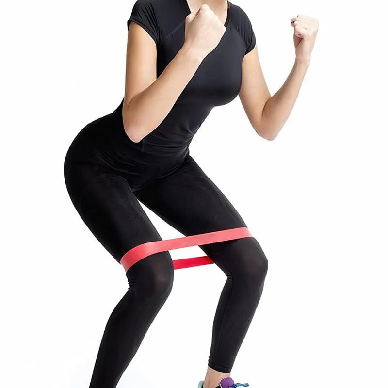 Colorful Elastic Resistance Bands 4 Pcs Set, Spin bike with monitor