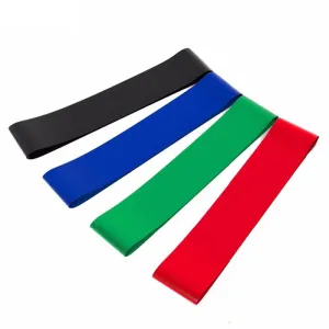 Everyday Must-Have Colorful Elastic Resistance Bands 4 Pcs Set A Smarter Choice, Twist Plates, Rollers