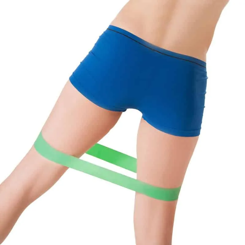 Colorful Elastic Resistance Bands 4 Pcs Set, Weight plate storage pegs