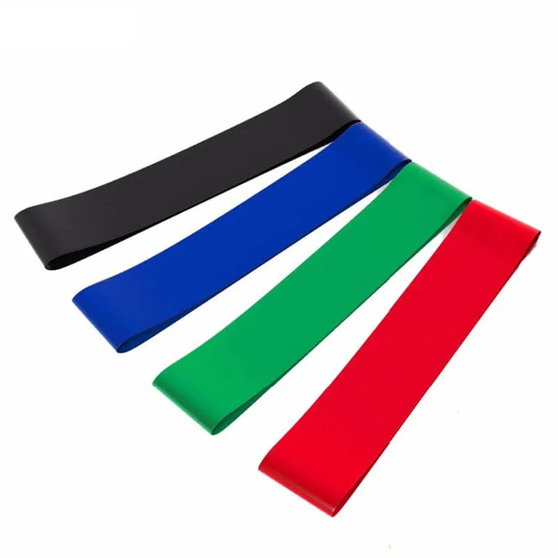 Everyday Must-Have Colorful Elastic Resistance Bands 4 Pcs Set A Smarter Choice, Twist Plates, Rollers
