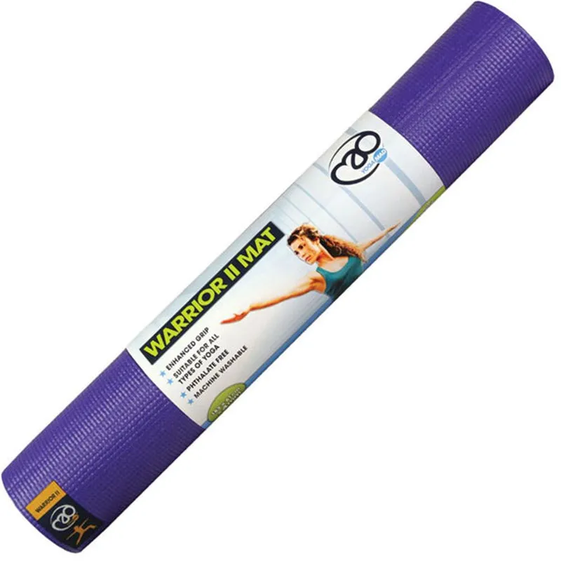 Fitness Mad Warrior II Yoga Mat | 4mm, Dual Stations