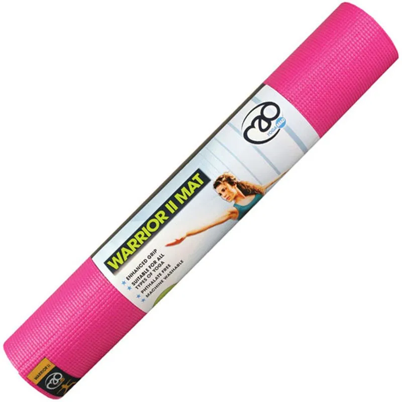 Fitness Mad Warrior II Yoga Mat | 4mm, Pilates Reformers, Barbell weight set, Chin Up,Pull Up Bars
