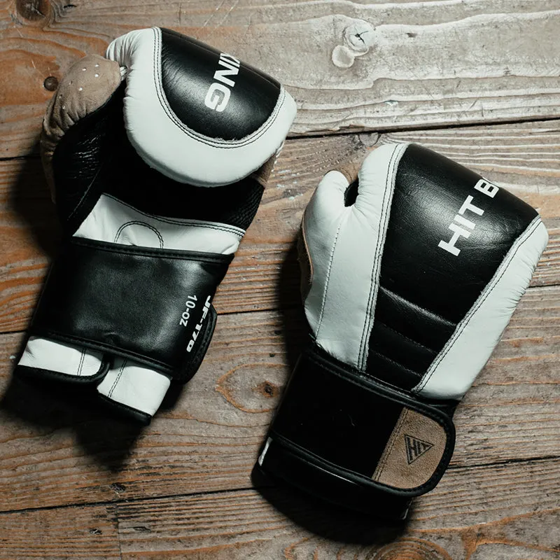 HIT BOXING Premium Leather Sparring Boxing Gloves | 10oz-16oz, Pump Sets, Bodyweight Exercises