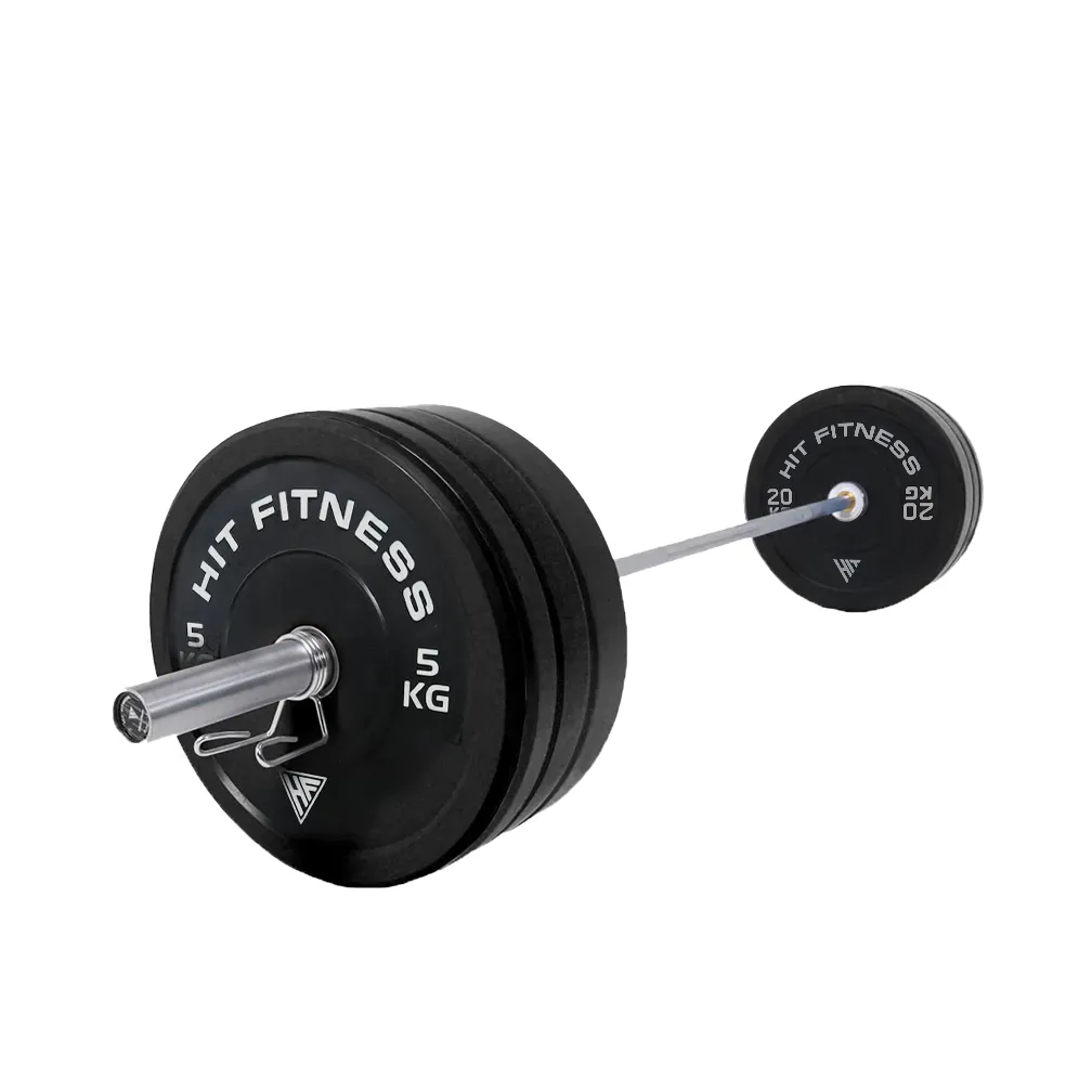 Everyday Must-Have Hit Fitness 120kg Black Bumper Plates Athletic Weight Set Only Today, Gym equipment for seniors