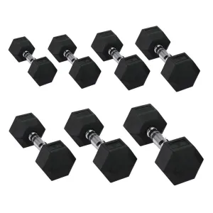 Everyday Must-Have Hit Fitness Hex Dumbbell Set - Choice of Weight Pick of the Season, Hyrox, Balance,Stability