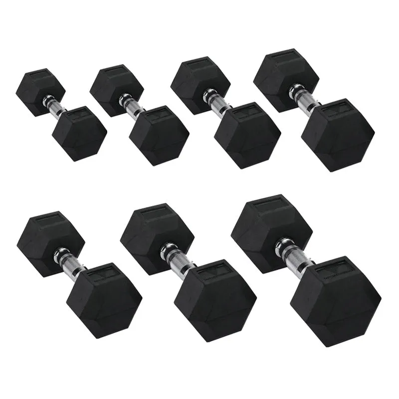 Everyday Must-Have Hit Fitness Hex Dumbbell Set - Choice of Weight Pick of the Season, Hyrox, Balance,Stability