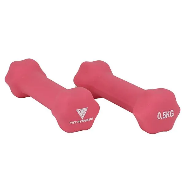 Everyday Must-Have Hit Fitness Neoprene Studio Dumbbells | 0.5kg Pair Editor-Loved, Yoga bolster pillow, Gymnastic Rings