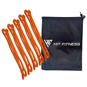 Everyday Must-Have Hit Fitness Power Band 6.4mm (5kg) | Pack of 5 Back in Stock, BCAA powder, Medicine Balls,Slam Balls, Electrolyte tablets