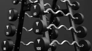 Everyday Must-Have THROWDOWN Urethane Barbell EZ Curl (20-110lb Set) Trending Now, Assault,Air Bikes