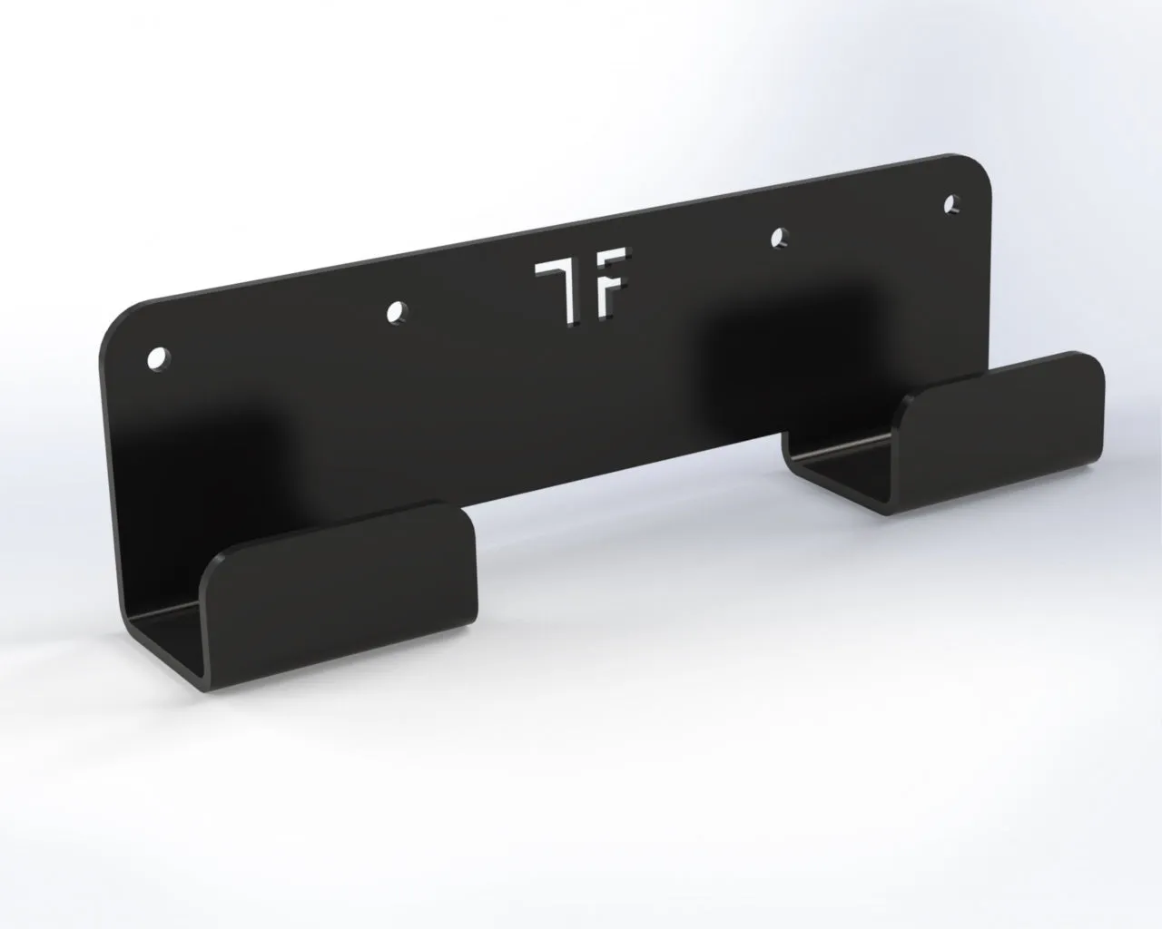 Trigon Wall Mounted Rower Hanger, Studio Dumbbells