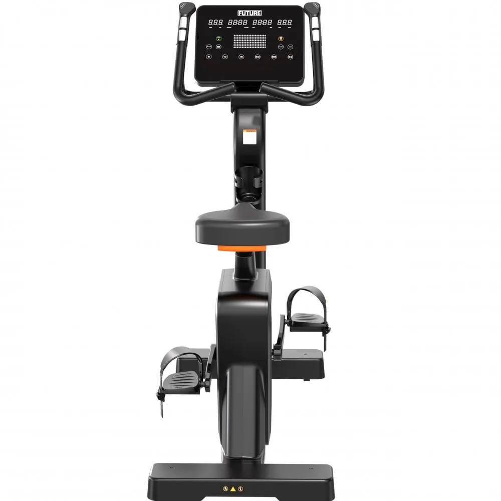 Future Elite Series U880 Commercial Upright Bike - LED Console, Steps,Decks, Air Bikes