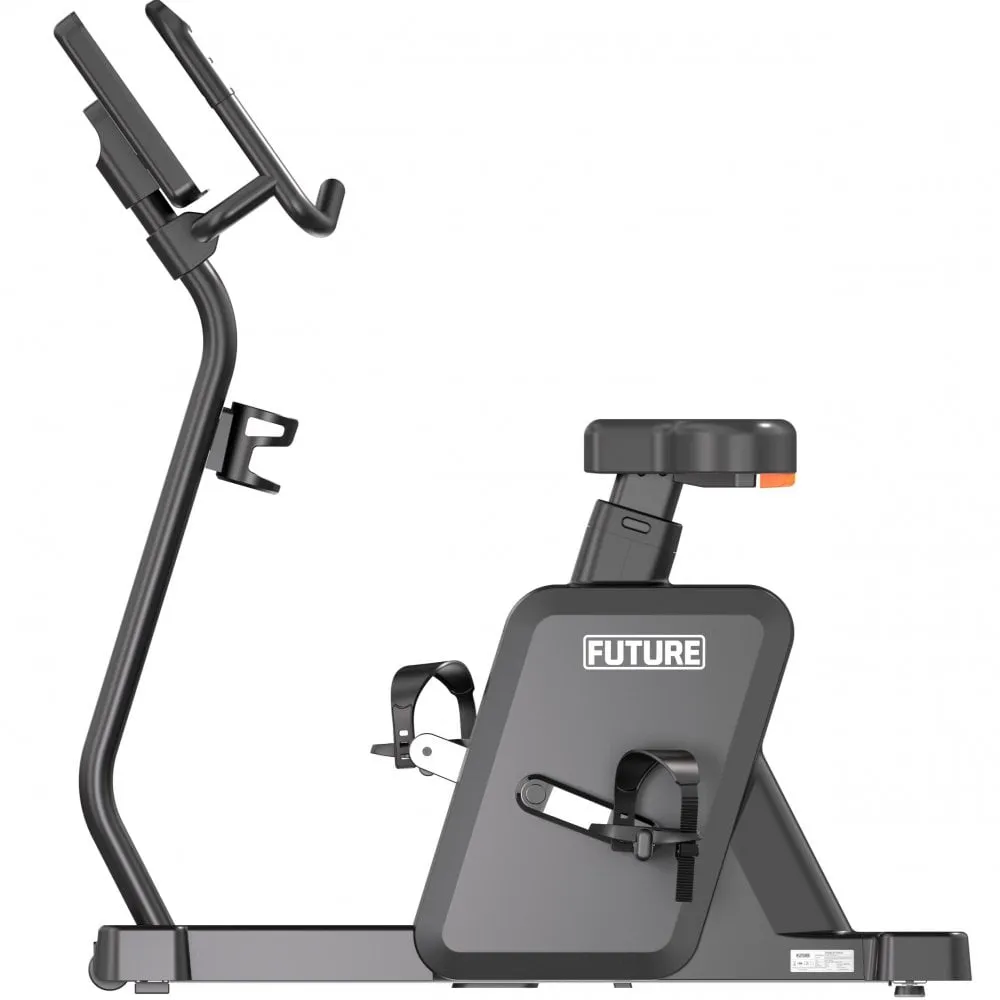 Future Elite Series U880 Commercial Upright Bike - LED Console, Collars, Portable stair stepper