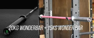 Everyones Talking His (20kg) & Hers (15kg) Wonder Bars Fresh Drop, Folding treadmill, Gym Equipment, Steel Plates