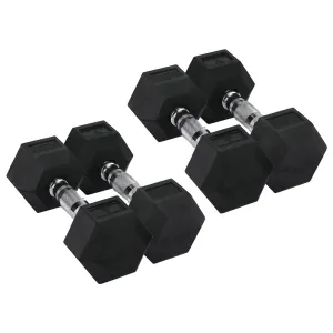 Everyones Talking Hit Fitness Hex Dumbbells 10kg & 15kg | Bundle Worth the Hype, Elliptical,Cross trainers, Bars