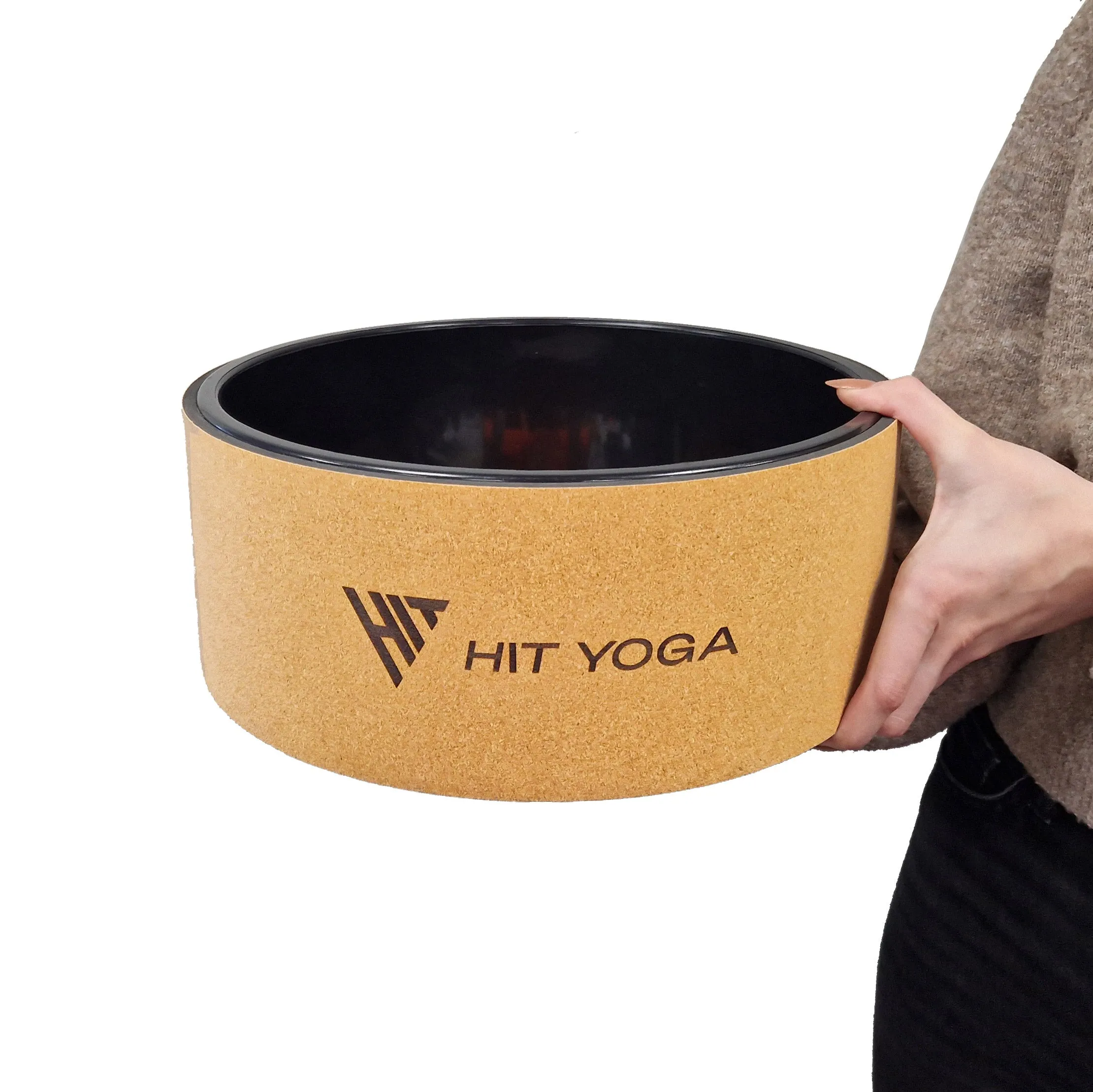 Hit Yoga Cork Yoga Wheel, Fitness Testing, Bamboo foam roller, Agility,Speed